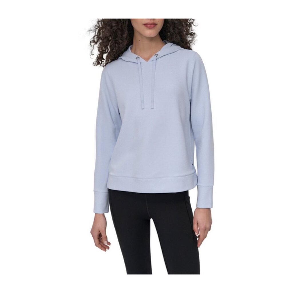 DKNY Women’s Pullover Hoodie — Size XL, Light Blue, New